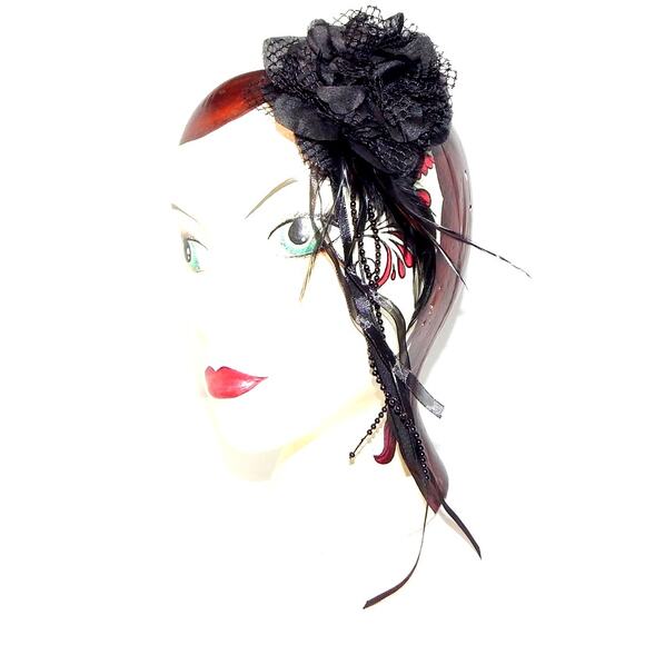 Avant-garde Vintage Fascinator Headpiece - Picture 8 of 12